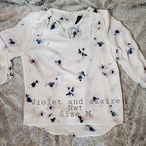 Violet and clair blouse